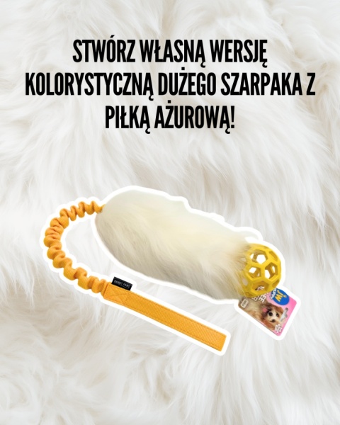 Duży szarpak z piłką