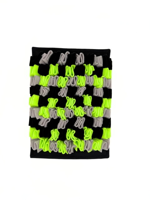 Mata węchowa - mała - neon lime, jasny szary, czarny