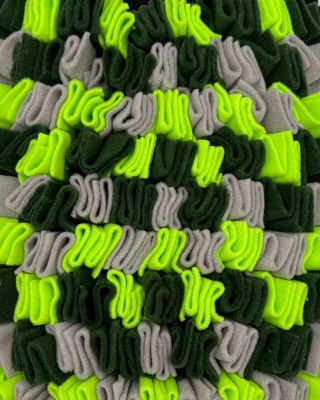 Mata węchowa - mała - neon lime, jasny szary, czarny
