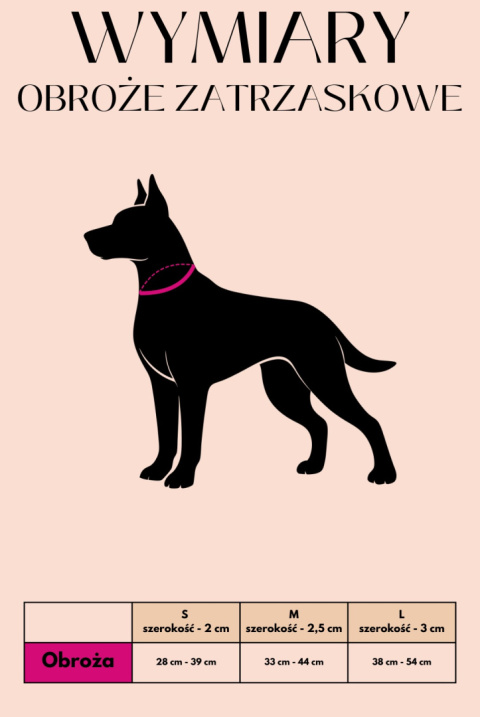 Obroża zatrzaskowa - Dogpresso