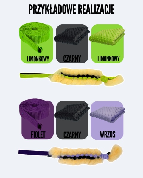 Szarpak pleciony z owcą